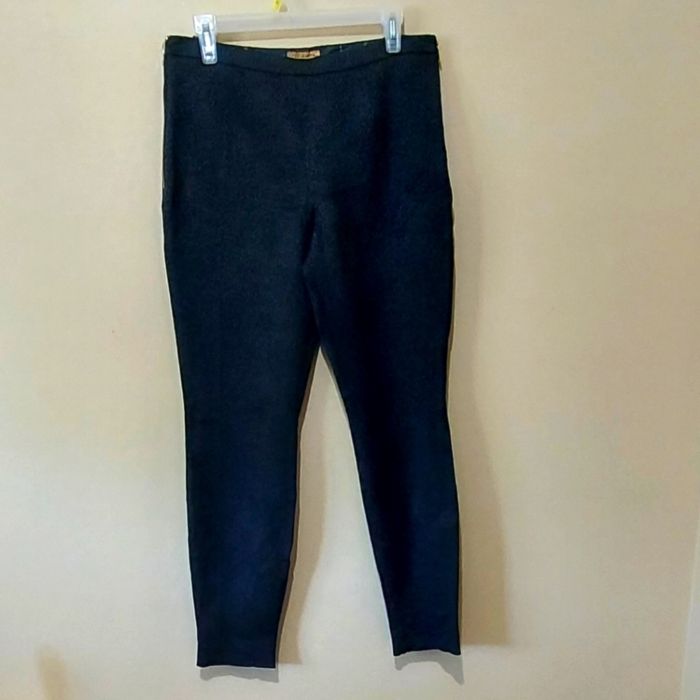 Ted Baker Black Animal Print Pants